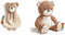 Itzy Ritzy Bear Plush Bundle - Includes Bear Lovey with Teether & Bear Plush