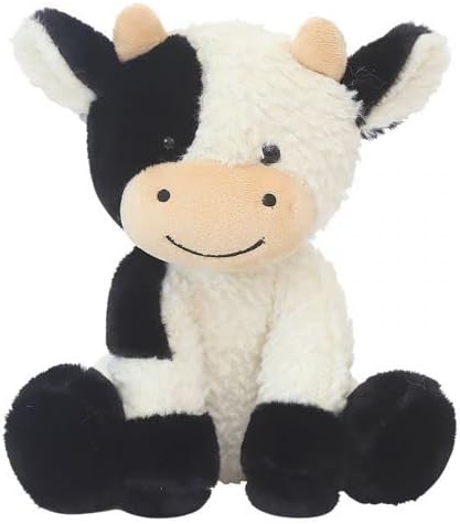 9 inches Cow Stuffed Animal Soft Plush Cute Doll for Boys Girls