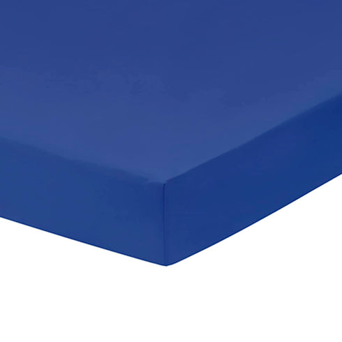Everyday Kids Fitted Crib Sheet - 100% Soft Breathable Microfiber Baby Sheet, Fits Standard Size Crib Mattress, Royal