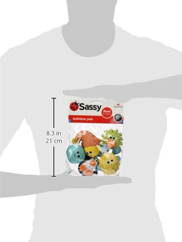 9+ Set 5 Sassy Bathtime Pals Squirt and Float Toys Months of Sea Characters