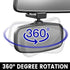 KERHAND 360-Degree 14"-22") (2 Pack) Baby Car Mirror for Rear-Facing Seats,Kids Safety Mirrors with Tool-Free