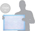 BrightCare 25 Count (24 17 Inch) Disposable Baby Changing Pad Liner - x - Soft Disposable Blue Hospital Underpad