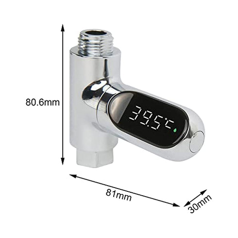 Generic LED Digital Shower Thermometer Water Shower, Realtime Monitor, Smart, Baby Bath Water Temperature Measuring