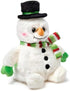 Bearington Big Snowball Snowman Plush, 14 Inch Stuffed Animal, Ideal Christmas Gift for Toddlers, Kids & Teens, Ages