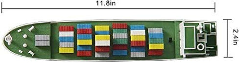 INQUWAN DIY Racing Boats Container Vessel Battery Powered Ship Model Educational Toys Children Gifts