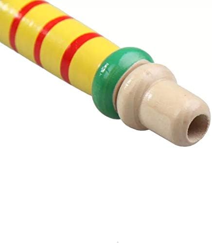 3Pcs Wood Musical Instrument Toys Small Buglet Wooden Vertical Whistle, Small Speakers Trumpet Toy for Children