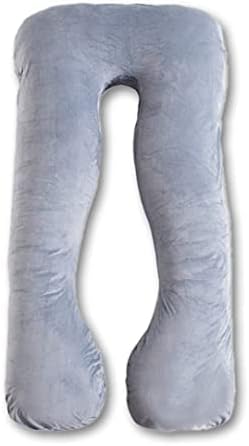 URBAN SOMBRERO Trickonometry U Shaped Pregnancy Pillow, Velvet Cover, Cotton Inner Cover, Full Body