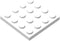 White Plate 4x4, 50 Pcs, Compatible with Major Brands, Building Blocks for MOC Builders