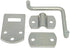 Boxer Truck Corner Gate Latch Sets with Bolts & Screws - Heavy Duty Bracket Set for Utility Trailers, Trucks, & Sheds