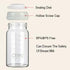 6oz COMI Wide Neck Glass Breastmilk Collection n Storage Bottle, with Screw Ring Sealing Disk; Re-markable Sealing