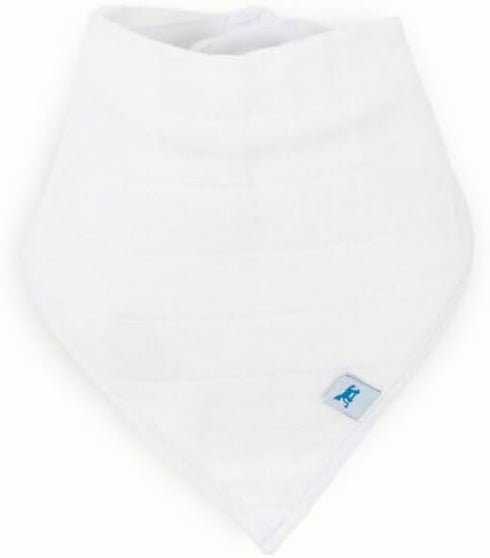 Little Unicorn Cotton Muslin Bandana Bib with Fleece - Stylish Baby Feeding