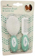 Set Nurses Choice Newborn Baby Brush & Comb SoftBristle Hairbrush and FineTooth Comb for Gentle Infant Grooming