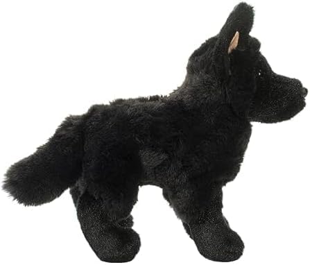Stately Black German Shepherd Plush Toy by Douglas Harko
