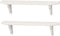 YuanHolumid 2Pcs White Dollhouse Wall Shelf,Doll House Storage Wall Shelf for Kitchen Scene
