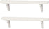 YuanHolumid 2Pcs White Dollhouse Wall Shelf,Doll House Storage Wall Shelf for Kitchen Scene