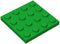 Classic Building Plate 4x4,100 Piece, Compatible with Lego Parts and Pieces 3031, Creative Play Set - 100% Compatible with All Major Brick Brands(Colour:Green)