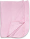 Baby Jay 100% Cotton Receiving Blanket, Blue, Pink or White, Boy Girl (Pink)