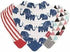Nuby Nuby 3-Piece Muslin Bandana Bib with Teeth, Colors May Vary
