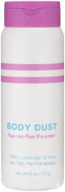 Generic Body Dust Top-to-Toe Powder with Lavender & Aloe, No Talc No Parabens,
