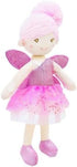 June Garden 12" Enchanted Garden Fairy Doll Elida, Plush Soft Doll Girl Gift - Pink Outfit and Wings