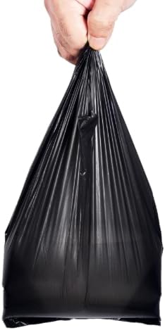 Pack 200 8" 13" 16" of - Black - Large Size - x x - Leak Proof Disposable Plastic Bags For Sanitary Pad, Adult Diaper