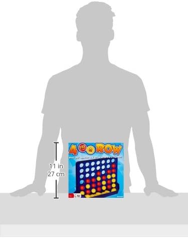 Pressman 4 In A Row - Head to Head Strategy Game, 5", Multicolor