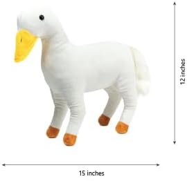 Randimals Plush Toy Stuffed Animal Mix - Horse & Duck Hybrid Stuffed Animals for Girls & Boys - Huggable & Soft Animal