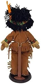 14" DF14~ Kinnex Collections Native American Indian Plush Rag Doll - (Brown-Atul&Aruna)