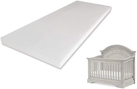 Foamma 2" x 28" x 52" High Density Foam Crib Mattress Topper,