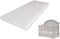 Foamma 2" x 28" x 52" High Density Foam Crib Mattress Topper,