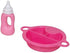 Lissi Dolls Talking Baby - 13 Inch Doll with Feeding Accessories in Pink