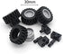 Traffic Light, Tires Bulk Lot - Building Bricks Block Education Wheels Set Toy Compatible with Major Brands, 52 pcs