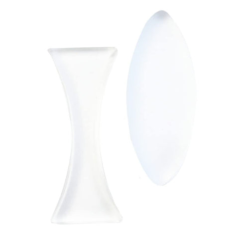 Balacoo Optical Lens Set - 2pcs Convex Concave Lens Set, Science Classroom Teaching Equipment Kits Supplies