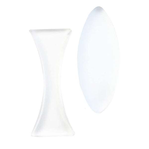 Balacoo Optical Lens Set - 2pcs Convex Concave Lens Set, Science Classroom Teaching Equipment Kits Supplies