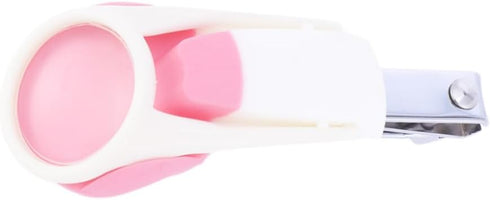 SHOWERORO Nail Care Set Portable Pink Nail Clippers Tweezers Scissors for Newborns