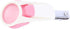 SHOWERORO Nail Care Set Portable Pink Nail Clippers Tweezers Scissors for Newborns
