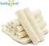 12-Pack babygoal Rayon from Bamboo Baby Cloth Wipes- Reusable & Washable Small Saliva Towels for Newborns- Ultra-Soft
