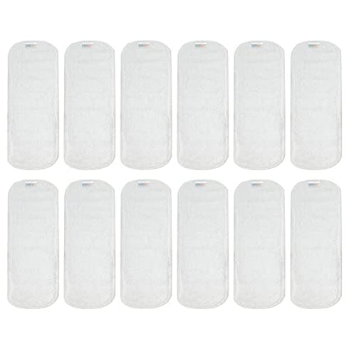 12PCS 12pounds 3-Layer 12ST ALVABABY Newborn Cloth Diaper Insert,Less Than Microfiber Insert