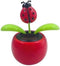 Red Seven-Starred Ladybug Solar Dancing - Car Dashboard Decorations, Funny Solar Powered Flower Pot, Swinging Toy for