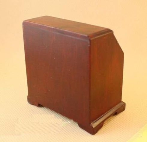 EatingBiting 1:12 Dollhouse Miniature Wooden Drawer Cabinet, Exquisite Handmade Doll Furniture Set