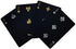 Gent Supply Plastic Waterproof Mythical Creatures II Playing Cards - Black Silver & Gold Edition