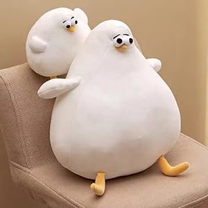 Cute Fat Chicken Plush Toy, Soft Mother Hen Pillow, Chicken Stuffed Animal Birthday Gift for Kids, 10.23 Inches