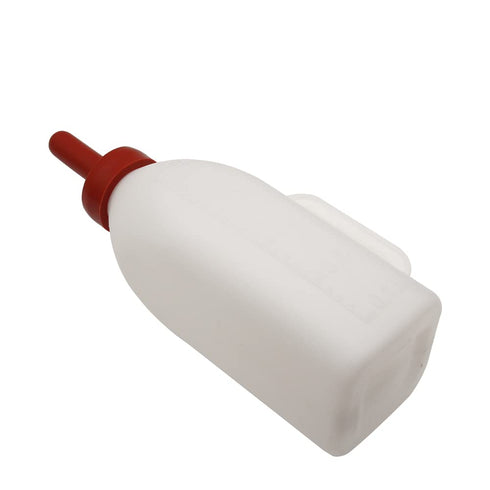 MODUODUO 2.11 Calf Bottle with a Replacement Nipple Quart Milk Feeder Nursing Feeding Bottle