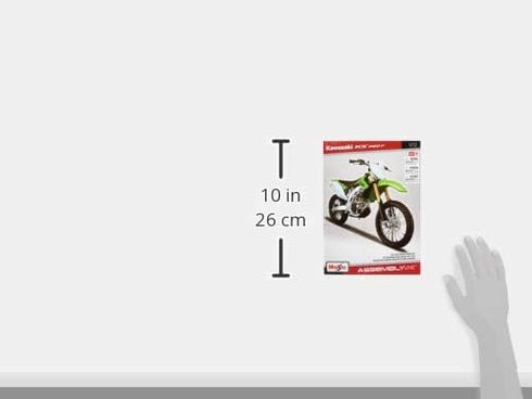 Maisto 1:12 Al Kawasaki KX 450F - Large (Colors May Vary)