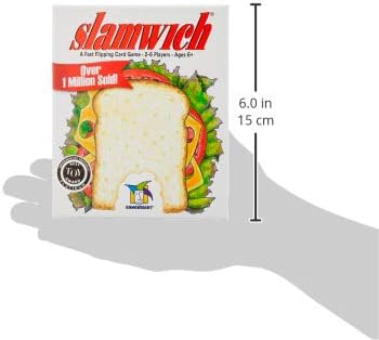 Gamewright Slamwich, A Fast Flipping Card Game for Kids Ages 6 and Up, Great for Family Game Night!
