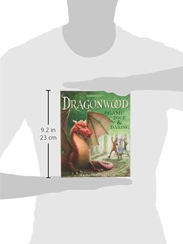 Gamewright Dragonwood - A Game of Dice & Daring Board Game, Multi-colored, 5"