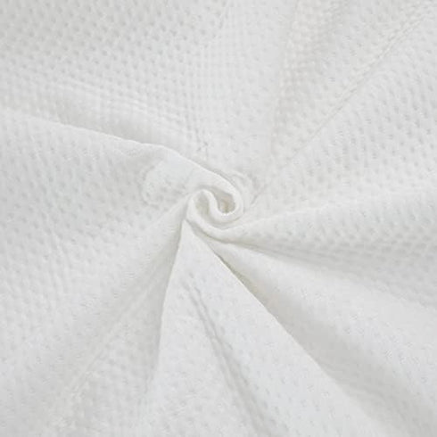 SHEETWORLD.COM 100% 24 38 SheetWorld Waterproof Fitted Portable Mini Crib Mattress Protector Pad Cover, Bamboo Jacquard