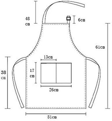 Adjustable Kid Apron with 2 Pockets for Painting, Cooking, Crafting, Unisex Age 5-12
