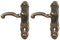 Melody Jane Dollhouse Lever Door Handles Antique Brass Miniature Door Knobs