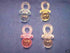 Party Favors Plus 12 1.75" Medium Plastic Baby Shower Pacifiers Long - Yellow